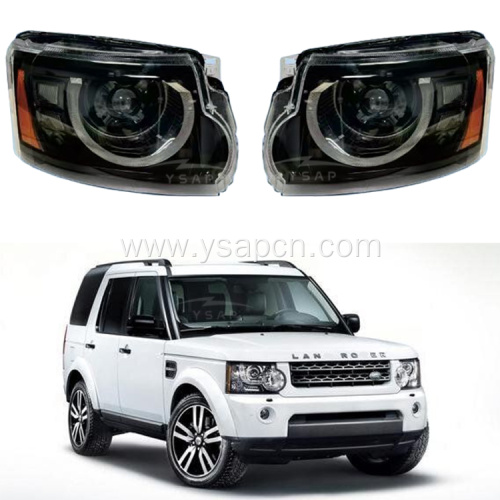 Defender style Headlights Head lamp for Discovery 4